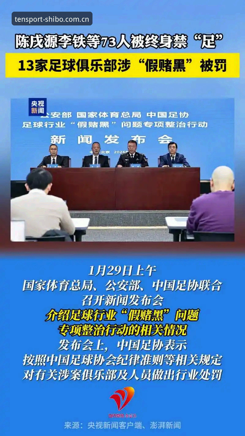 十博体育赛事直播下载 足协第三批禁足名单最新动态:65人受罚,行业反腐进入深水区